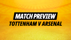 Betfair benner for Premier Leagu egame between Tottenham and Arsenal in the North London Derby